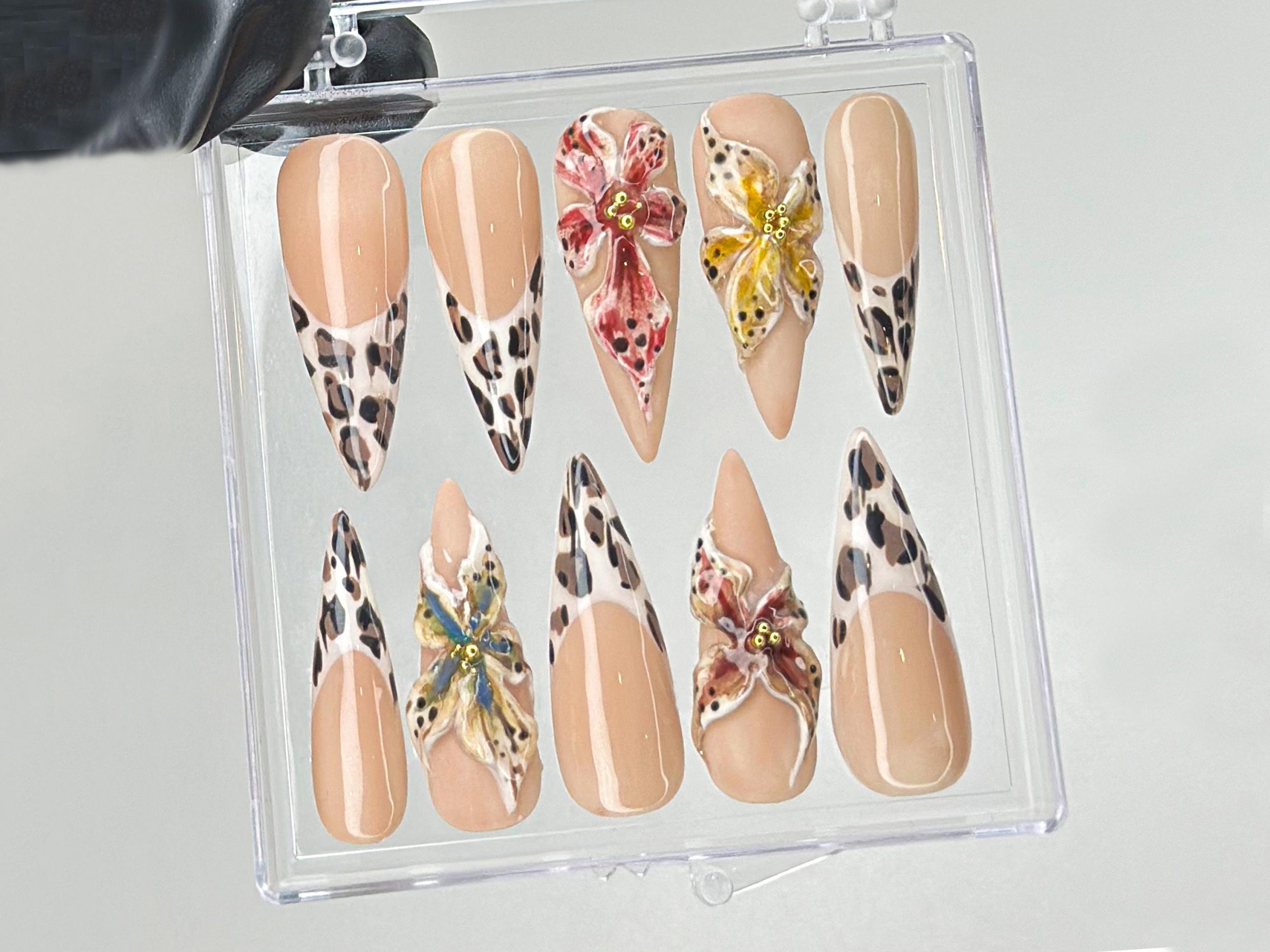 Wild Leopard Print Press On Nails