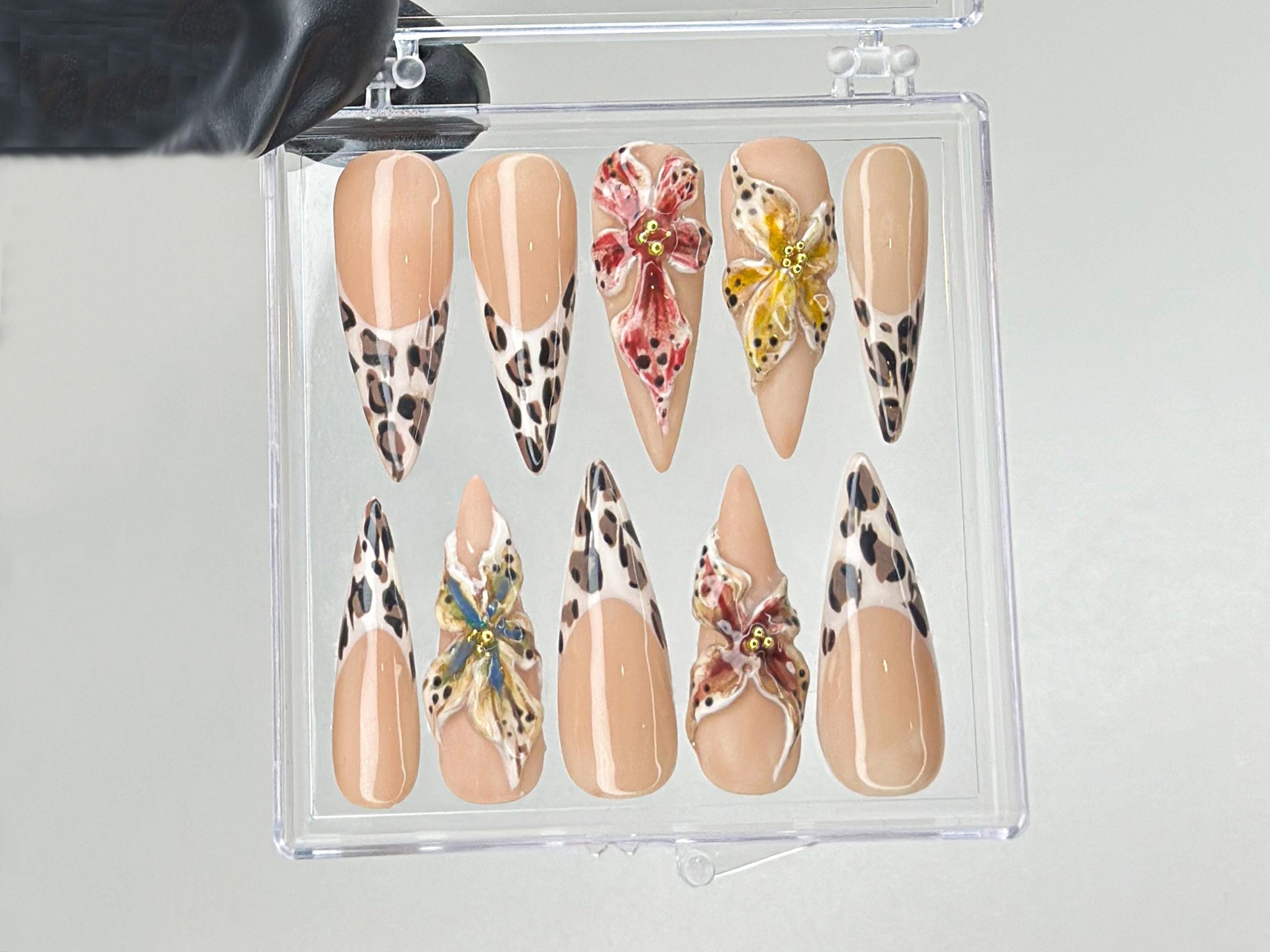 Wild Leopard Print Press On Nails